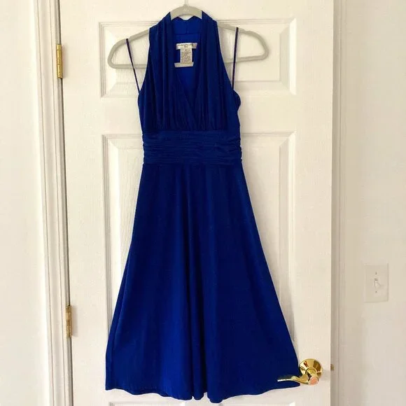 sachin and babi light blue dress Blue 1950s Sleeveless Vintage Dress With Pockets – PollyBoutique